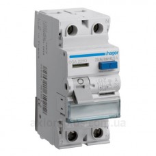 УЗО 2х25 А CGA225D, 500 мА, А, 2м Hager УЗО 2х25 А CGA225D, 500 мА, А, 2м Hager
