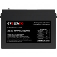 Акумуляторна батарея на 2.56 кВт Cyclenpo 100 Аг, 25.6 В (LiFePO4)