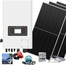 Мережева сонячна електростанція під ключ на 30 кВт Deye SUN-30K-G04 + Longi Solar Hi-MO 7 LR8-66HGD-605m-Bf