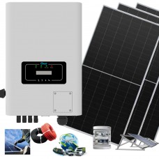 Мережева сонячна електростанція під ключ на 20 кВт Deye SUN-20K-G05 + Longi Solar Hi-MO 7 LR8-66HGD-605m-Bf