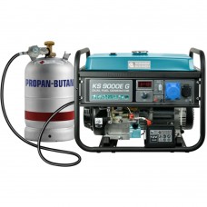 Генератор газобензиновий на 6.5 кВт Konner&Sohnen KS 9000E G (1-фаза; 230В)