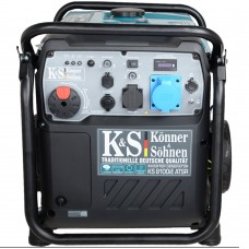 Інверторний бензиновий генератор на 8.5 кВт Konner&Sohnen KS 8100iE ATSR (Електростарт, 230 В, 1 фаза)