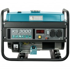 Генератор бензиновий на 3 кВт Konner&Sohnen KS 3000 (1-фаза; 230В)