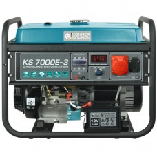 Генератор бензиновий на 5.5 кВт Konner&Sohnen KS 7000E-3 (1-фаза; 230В)