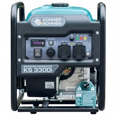 Інверторний бензиновий генератор на 3.3 кВт Konner&Sohnen KS 3300i (правильна синусоїда,1 фаза)