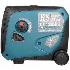 Інверторний бензиновий генератор на 4 кВт Konner&Sohnen KS 4000iE S (230 В, 1 фаза)