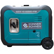 Інверторний бензиновий генератор на 5.5 кВт Konner&Sohnen KS 5500iE S ATSR (230 В, 1 фаза)