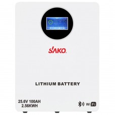 Акумуляторна батарея на 2.5 кВт Sako SK-25.6V100Ah Li-Sun series (LiFePO4, 100 А)