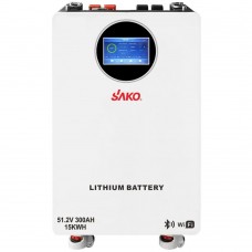 Акумуляторна батарея на 15 кВт Sako SK-51.2V300Ah Li-Sun series (15360 Вт/год, LiFePO4, 300 А)