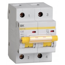 Авт.выкл. ВА47-100 2Р, С, 32А, 10кА, IEK