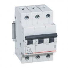 Электрический автомат RX³ 4,5кА 10А 3п C, Legrand