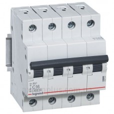 Автоматический выключатель RX³ 4,5кА 16А 4п C, Legrand