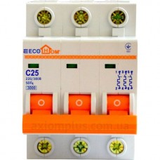Автоматический выключатель Аско-Укрем ECO 3p С 25A