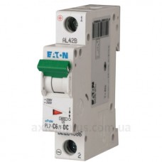 Автоматический выключатель Eaton PL7-C6/1-DC 250В DC 6А C