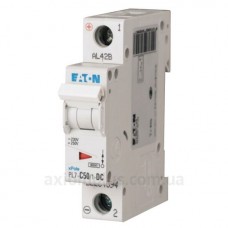 Автоматический выключатель Eaton PL7-C50/1-DC 250В DC 50А C