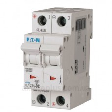 Автоматический выключатель Eaton PL7-C1/2-DC 500В DC 1А C Автоматический выключатель Eaton PL7-C1/2-DC 500В DC 1А C