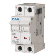 Автоматический выключатель Eaton PL7-C3/2-DC 500В DC 3А C
