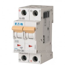 Автоматический выключатель Eaton PL7-C13/2-DC 500В DC 13А C
