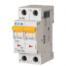 Автоматический выключатель Eaton PL7-C25/2-DC 500В DC 25А C