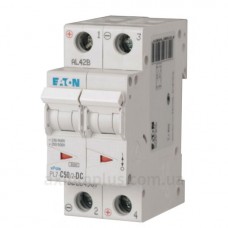 Автоматический выключатель Eaton PL7-C50/2-DC 500В DC 50А C