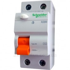 УЗО Schneider Electric ВД63 2P 25A 30МA