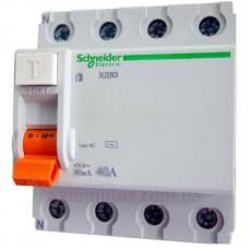 УЗО ВД63 4P 40A 30МA