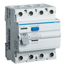 УЗО 4х40 А CD440J, 30 мА, А, 4м Hager