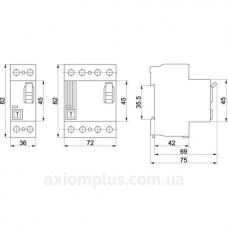 УЗО ВД1-63 4Р, 40А, 30мА, IEK