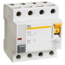 УЗО ВД1-63S 4Р, 25А, 100мА, IEK