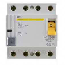 УЗО ВД1-63S 4Р, 32А, 300мА, IEK