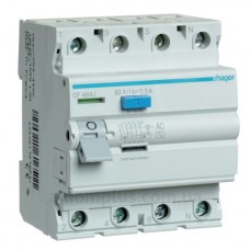 УЗО 4х63 А CF464J, 300 мА, АС, 4м Hager