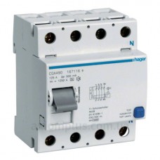 УЗО 4х125 А CGA490, 500 мА, А, 5м Hager