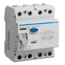 УЗО 4х80 А CG480D, 500 мА, А, 4м Hager