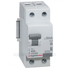 УЗО TX3 2P 40A 30мА AC, Legrand