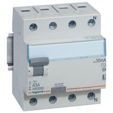 УЗО TX3 4P 63A 30мА AC, Legrand