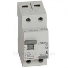 УЗО RX3 2P 63А 100mA AC Legrand