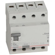 УЗО RX3 4P 63А 30mA AC Legrand