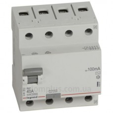 УЗО RX3 4P 40А 100mA AC Legrand