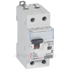 Диференціальний вимикач 1P+N C 20A 300 мА AC, Legrand.