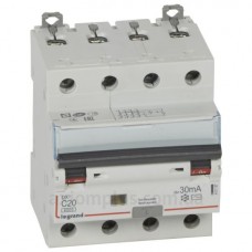 Дифф.автомат 4P C 20A 30мA AC, Legrand