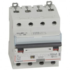 Диференціальний вимикач 4P C 10A 300 мА AC, Legrand.