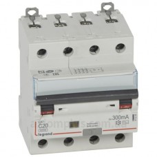 Дифф.автомат 4P C 20A 300мA AC, Legrand