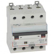 Вимикач диференціального струму 4P C 32A 300 мА AC, Legrand.