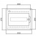 Щит встраиваемый 12 мод. с дверцей RAL9016 Ram Base, DKC