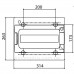 Щит настенный 12 мод. с дверцей RAL7035 Ram Base, DKC