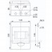 Навесной пластиковый щиток IEK MKP12-N-06-40-20-L ЩРН 6 модулей Light IP41
