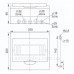 Навесной пластиковый щиток IEK MKP12-N-12-40-10-L ЩРН 12 модулей Light IP41
