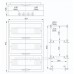 Навесной пластиковый щиток IEK MKP12-N-36-40-05-L ЩРН 36 модулей Light IP41