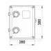Шкаф под счетчик e.mbox.stand.plastic.n.f3