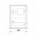 Шкаф под счетчик e.plbox.400.500.175.3f.6m.blank E.Next